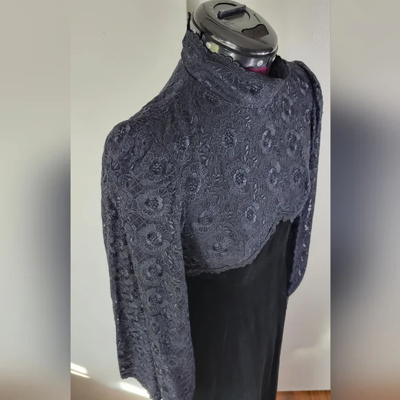 60's Plaisir Tokyo velvet dress - Picture 8 of 15